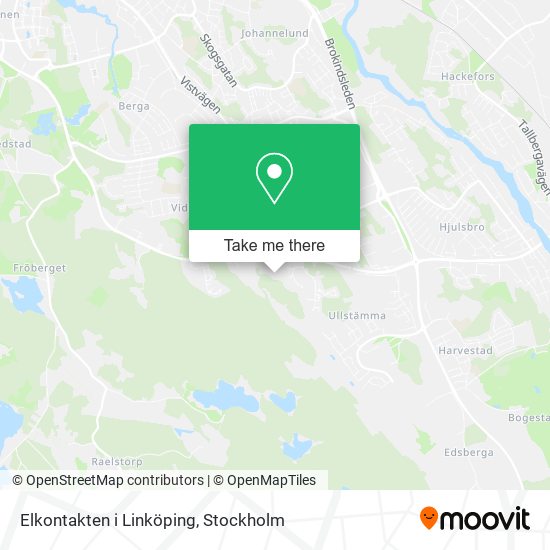 Elkontakten i Linköping map