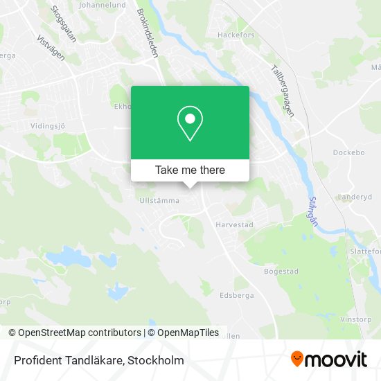 Profident Tandläkare map