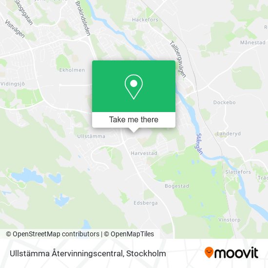 Ullstämma Återvinningscentral map