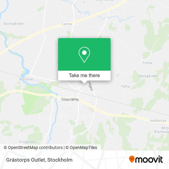 Grästorps Outlet map