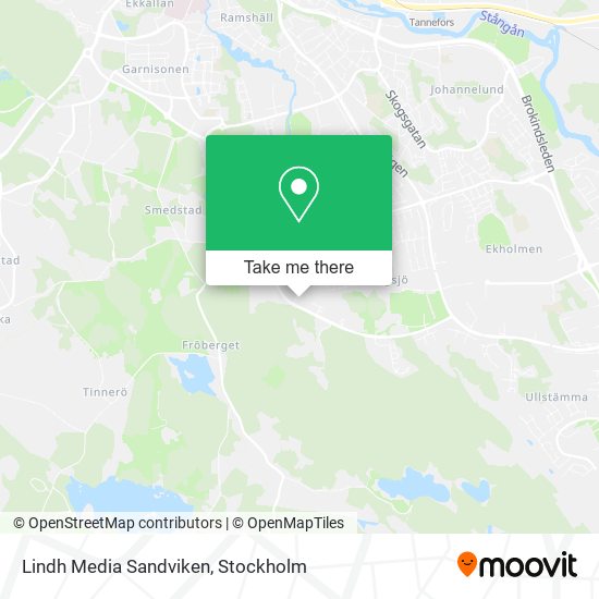 Lindh Media Sandviken map