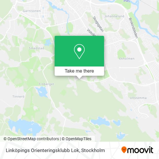 Linköpings Orienteringsklubb Lok map