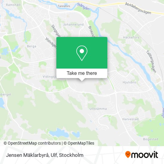 Jensen Mäklarbyrå, Ulf map