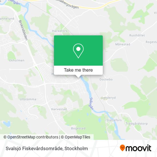 Svalsjö Fiskevårdsområde map