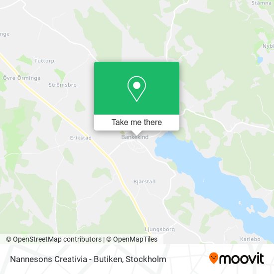 Nannesons Creativia - Butiken map