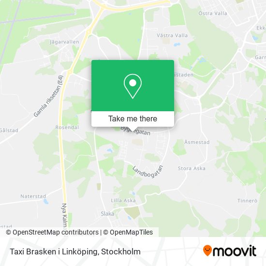 Taxi Brasken i Linköping map