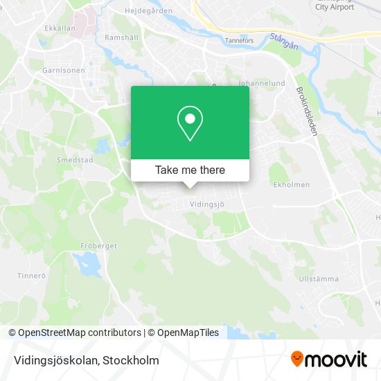 Vidingsjöskolan map