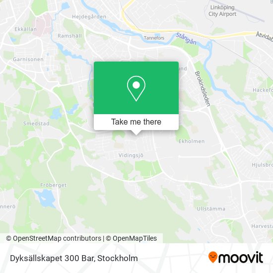 Dyksällskapet 300 Bar map