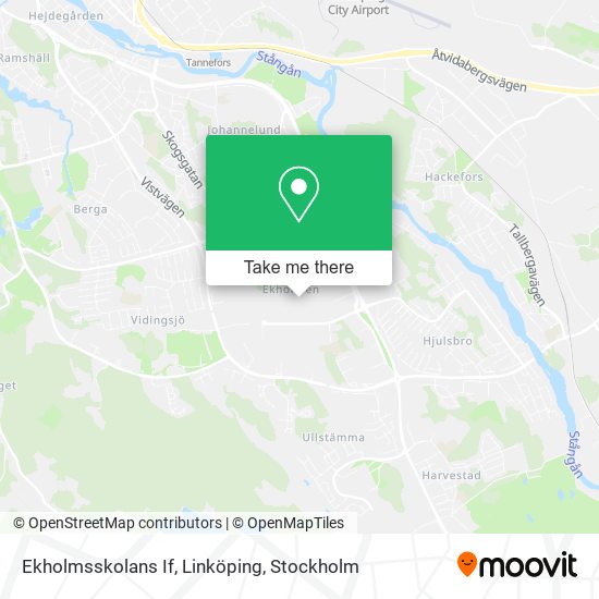Ekholmsskolans If, Linköping map