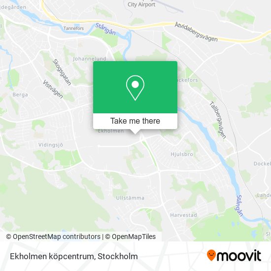 Ekholmen köpcentrum map