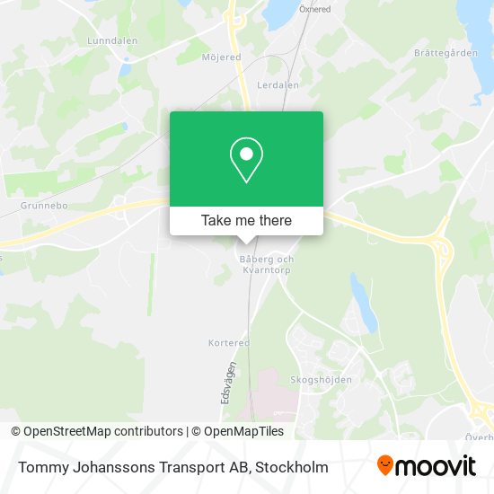 Tommy Johanssons Transport AB map