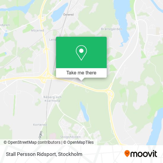 Stall Persson Ridsport map