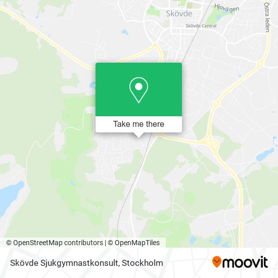 Skövde Sjukgymnastkonsult map