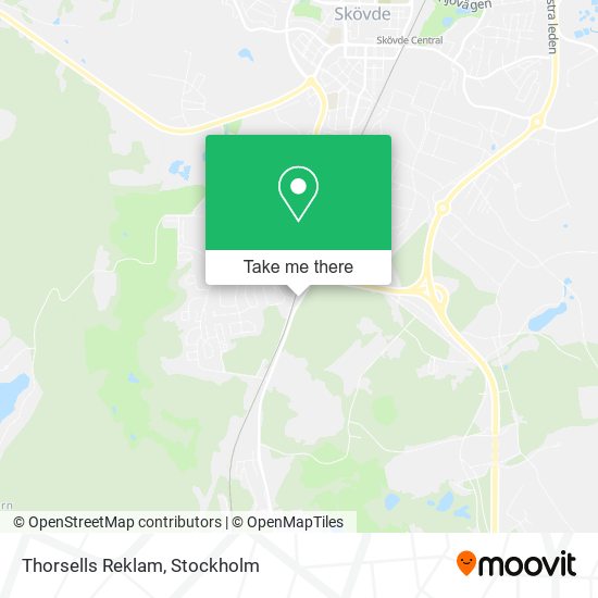 Thorsells Reklam map