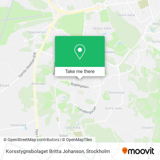 Korsstygnsbolaget Britta Johanson map