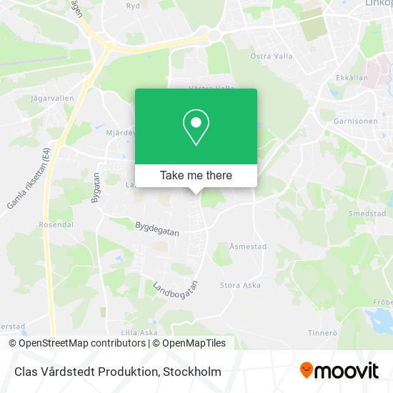 Clas Vårdstedt Produktion map