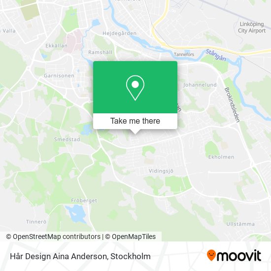 Hår Design Aina Anderson map