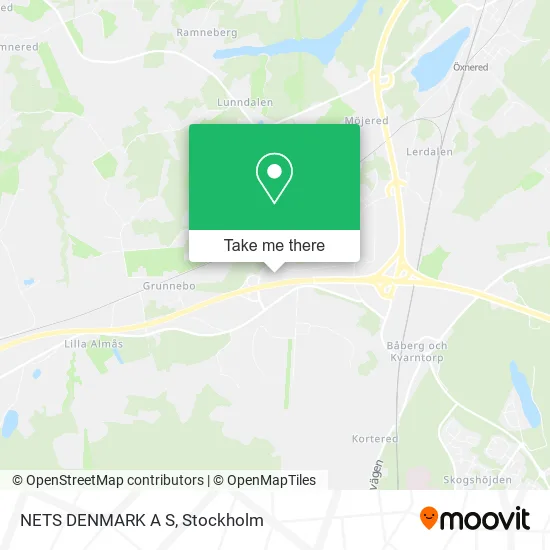 NETS DENMARK A S map