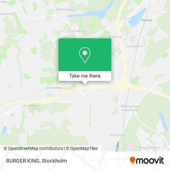 BURGER KING map