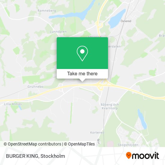 BURGER KING map