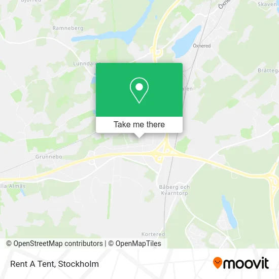 Rent A Tent map