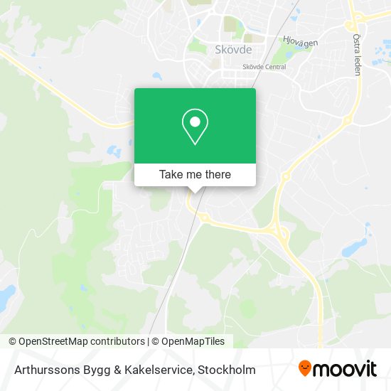 Arthurssons Bygg & Kakelservice map