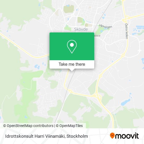 Idrottskonsult Harri Viinamäki map