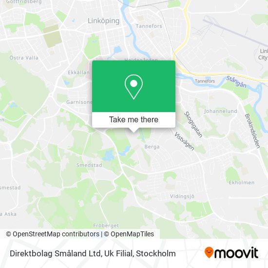 Direktbolag Småland Ltd, Uk Filial map