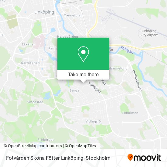 Fotvården Sköna Fötter Linköping map