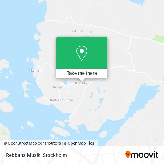 Rebbans Musik map