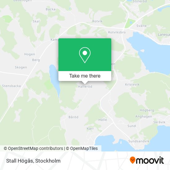 Stall Högås map