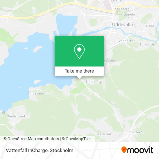 Vattenfall InCharge map