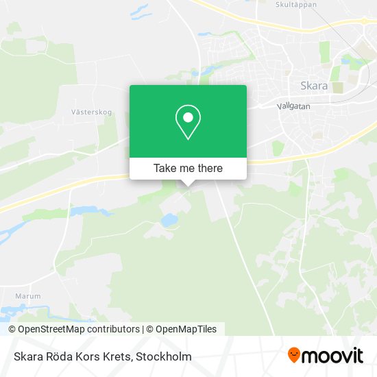 Skara Röda Kors Krets map