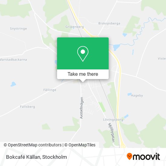 Bokcafé Källan map