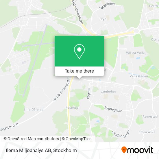 Ilema Miljöanalys AB map