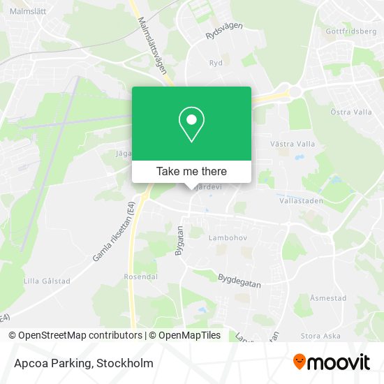 Apcoa Parking map