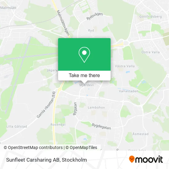 Sunfleet Carsharing AB map