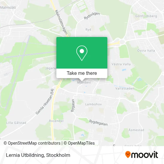 Lernia Utbildning map