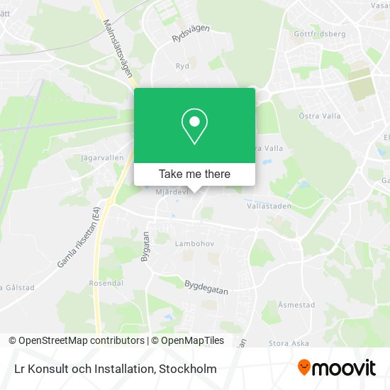 Lr Konsult och Installation map