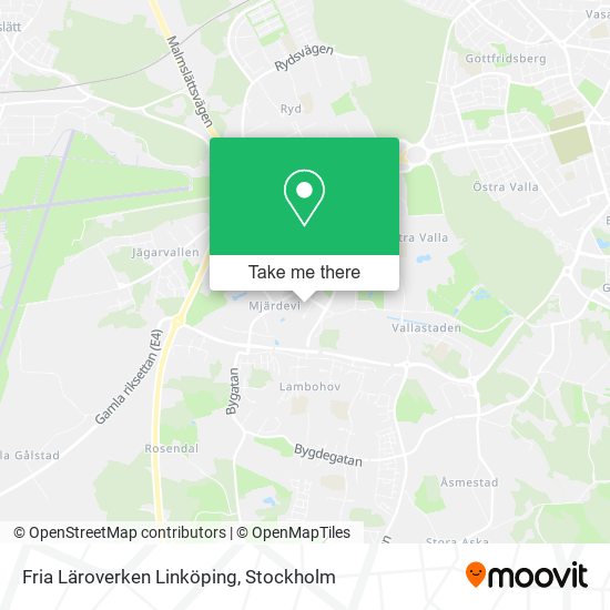 Fria Läroverken Linköping map