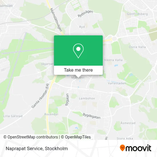 Naprapat Service map