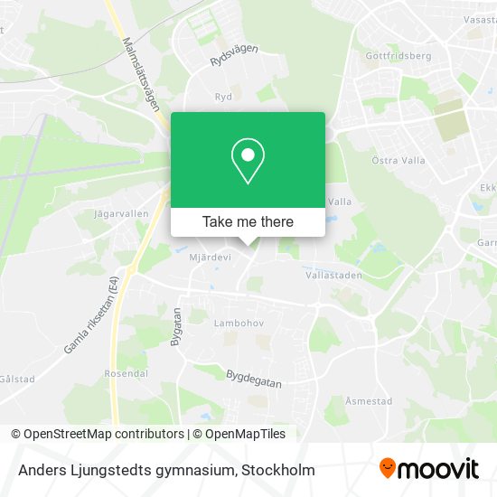 Anders Ljungstedts gymnasium map