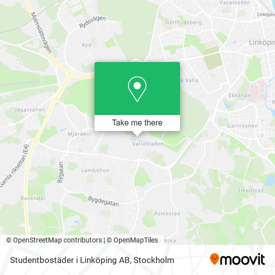 Studentbostäder i Linköping AB map