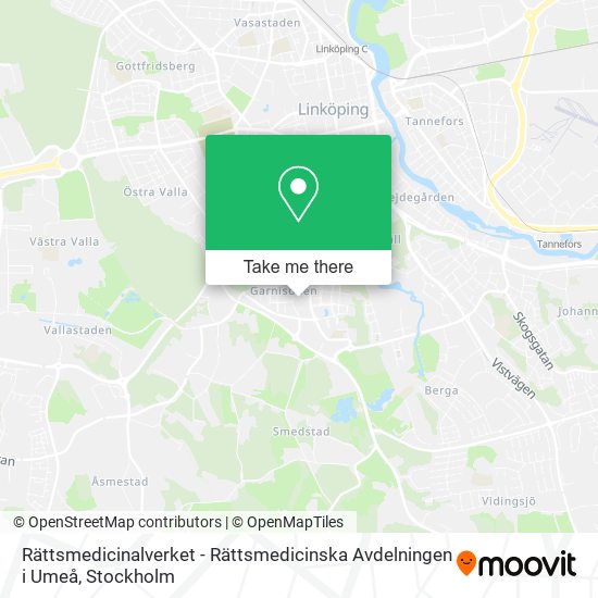 Rättsmedicinalverket - Rättsmedicinska Avdelningen i Umeå map