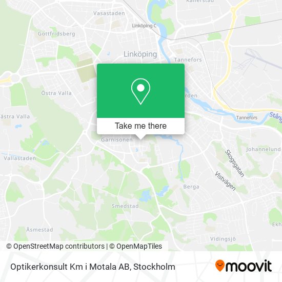 Optikerkonsult Km i Motala AB map