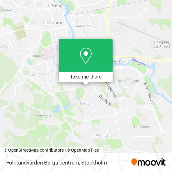 Folktandvården Berga centrum map