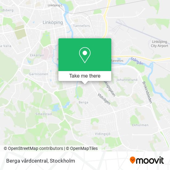 Berga vårdcentral map