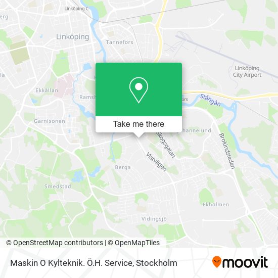 Maskin O Kylteknik. Ö.H. Service map