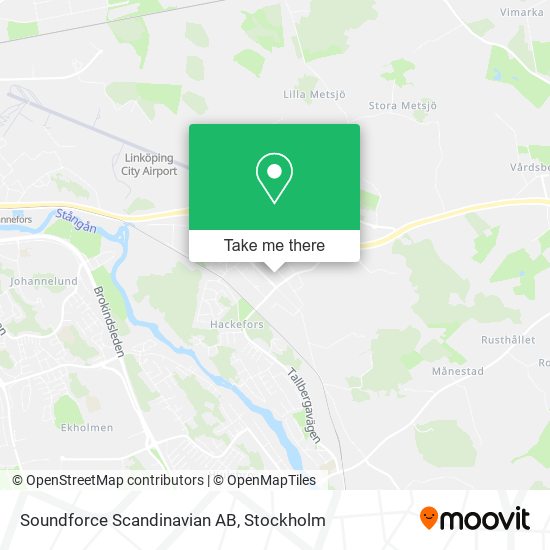 Soundforce Scandinavian AB map