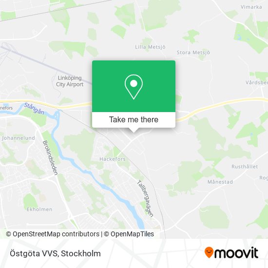 Östgöta VVS map
